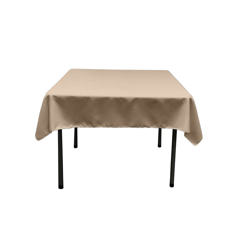 48"x48"SQUARE POLY POPLIN TABLECLOTH