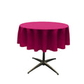 42" ROUND POLY POPLIN SEAMLESS TABLECLOTH