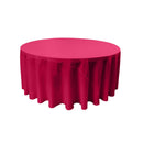 132" ROUND POLY POPLIN TABLECLOTH