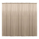 Backdrop Drape Curtain 10 Feet Wide x 15 Feet High, Polyester Poplin SEAMLESS 1 Panel.