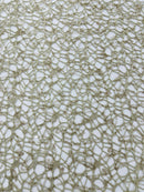 WEB SEQUIN MESH FABRIC (By The Yard)