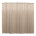 Backdrop Drape Curtain 10 Feet Wide x 20 Feet High, Polyester Poplin SEAMLESS 1 Panel.