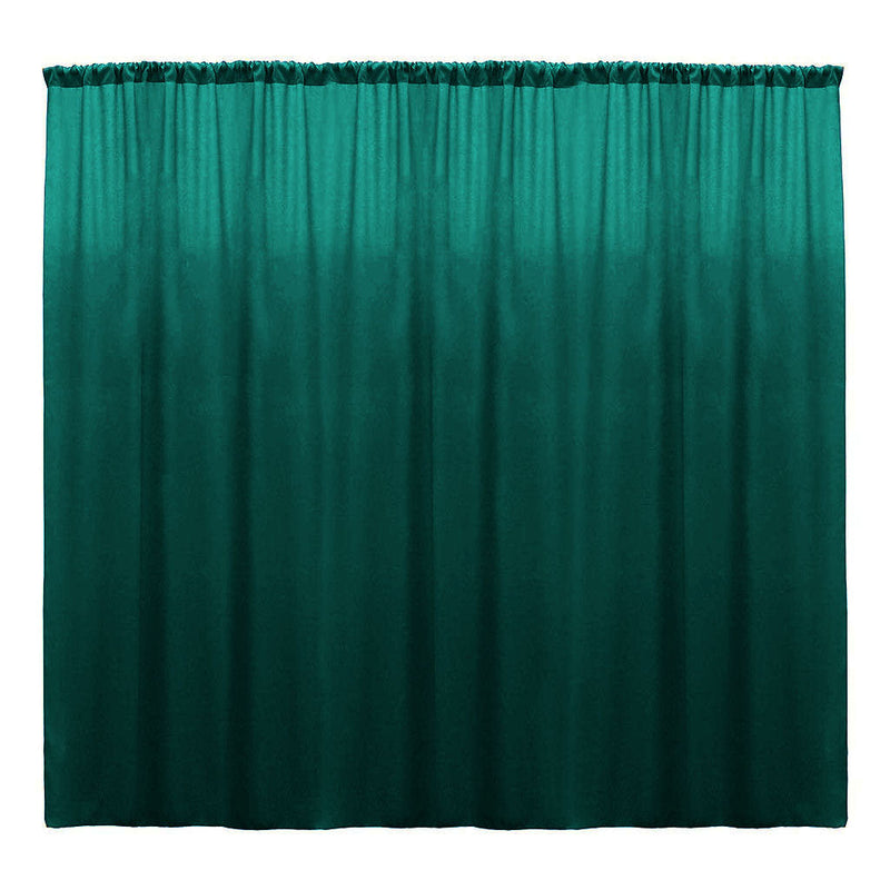 Backdrop Drape Curtain 10 Feet Wide x 15 Feet High, Polyester Poplin SEAMLESS 1 Panel.