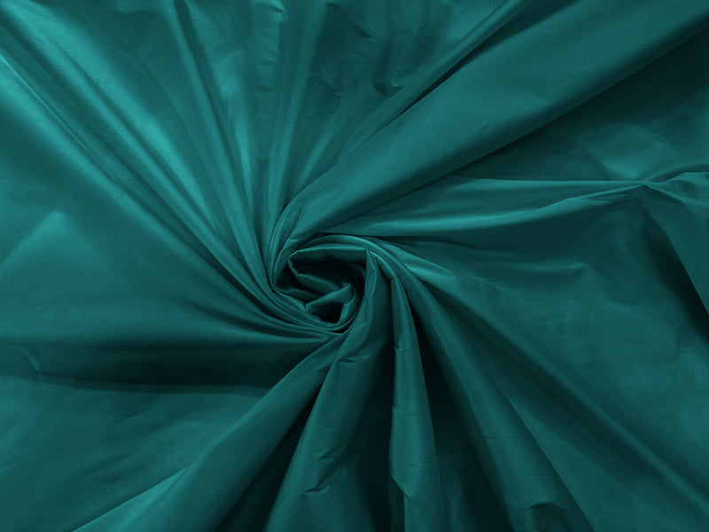 Teal Green - 100% Polyester Imitation Silk Taffeta Fabric 55" Wide/Costume/Dress/Cosplay/Wedding.