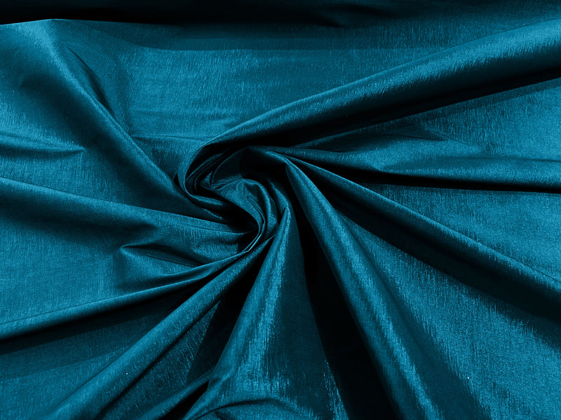 Teal Blue Solid Medium Weight Stretch Taffeta Fabric 58/59" Wide-Sold By The Yard.