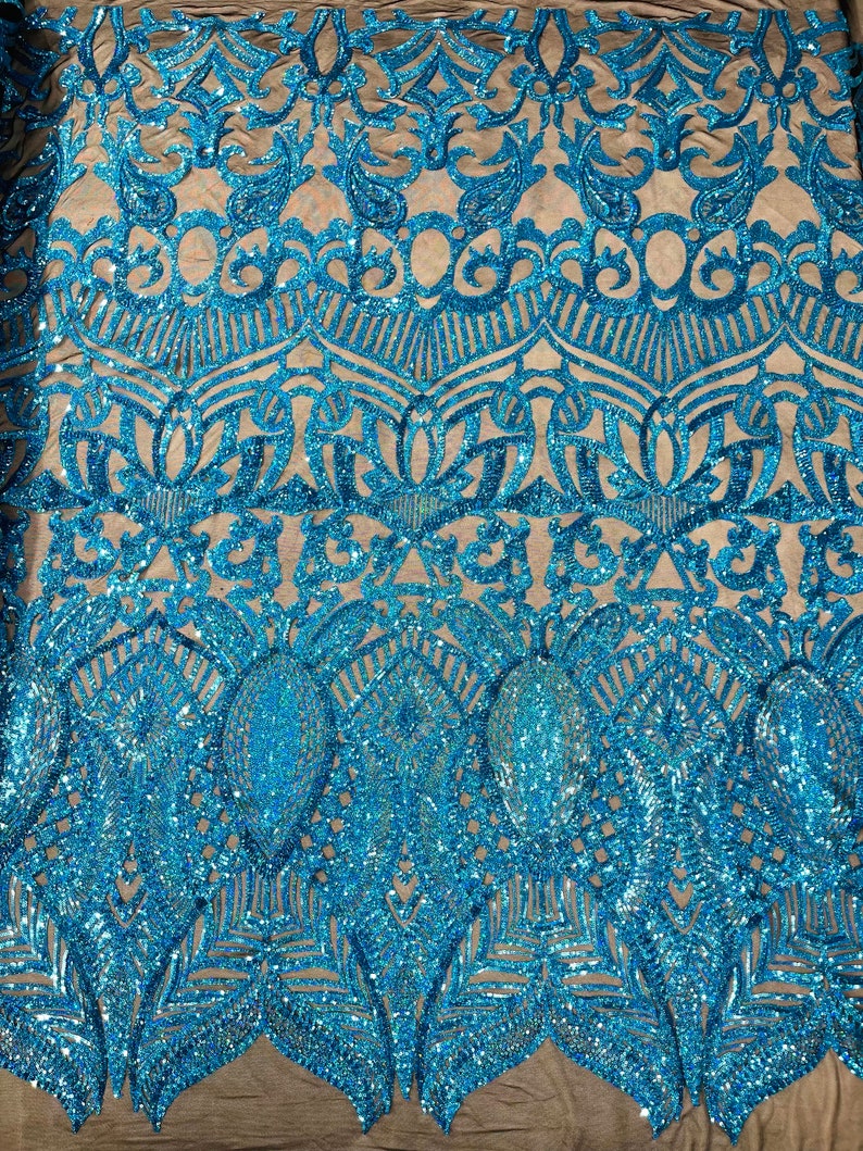 ROYALTY SEQUIN DAMASK (By The Yard)