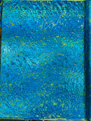 Splatter Foil Paint Metallic Print on a 4-way Stretch Tie Dye Nylon Spandex Tricot/Milliskin -Sold by the yard.