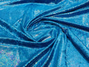 ILLUSION FOIL SNAKE STRETCH VELVET FABRIC (by the yard)