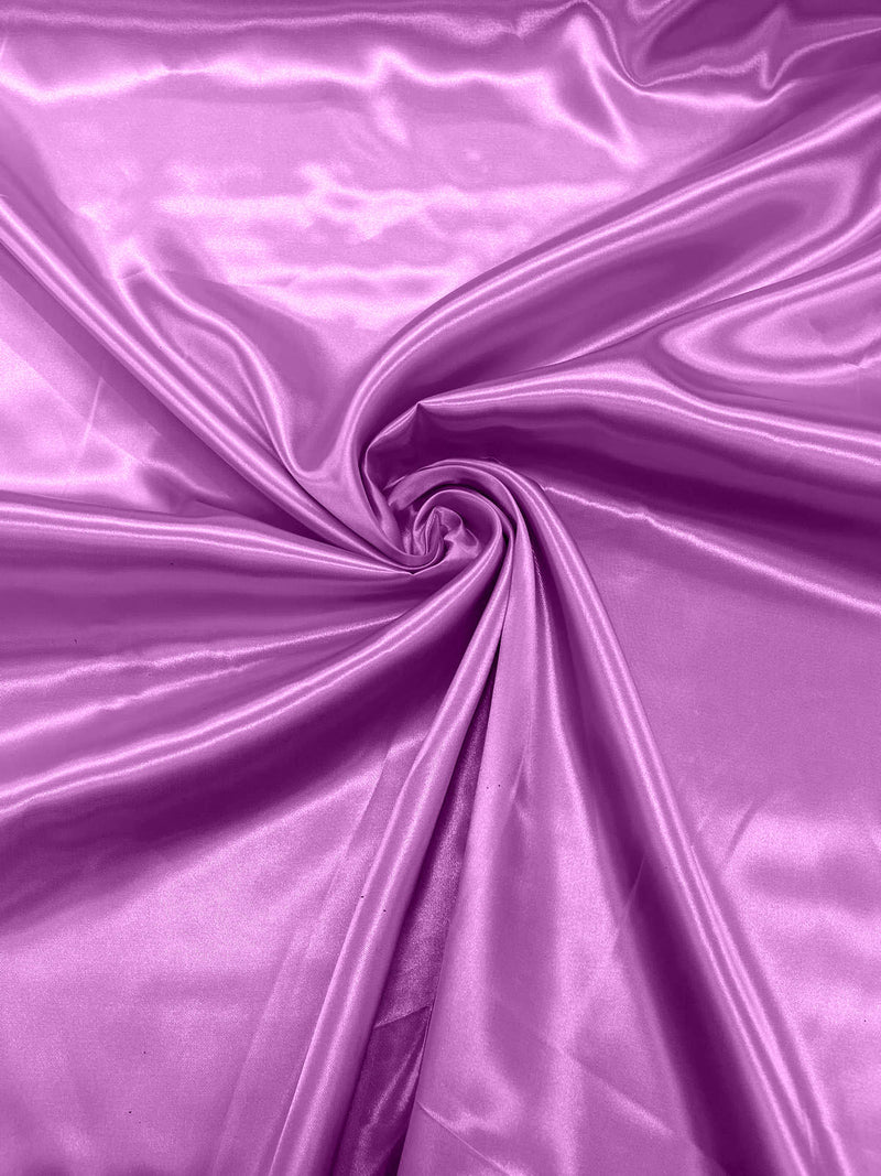 Violet - Shiny Charmeuse Satin Fabric for Wedding Dress/Crafts Costumes/58” Wide /Silky Satin