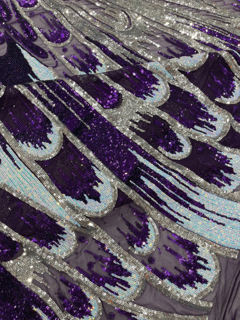 FEATHER WING SEQUIN ( by the yard )