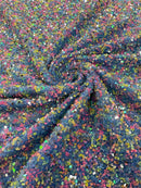 CONFETTI SEQUIN VELVET (By The Yard)