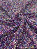 CONFETTI SEQUIN VELVET (By The Yard)
