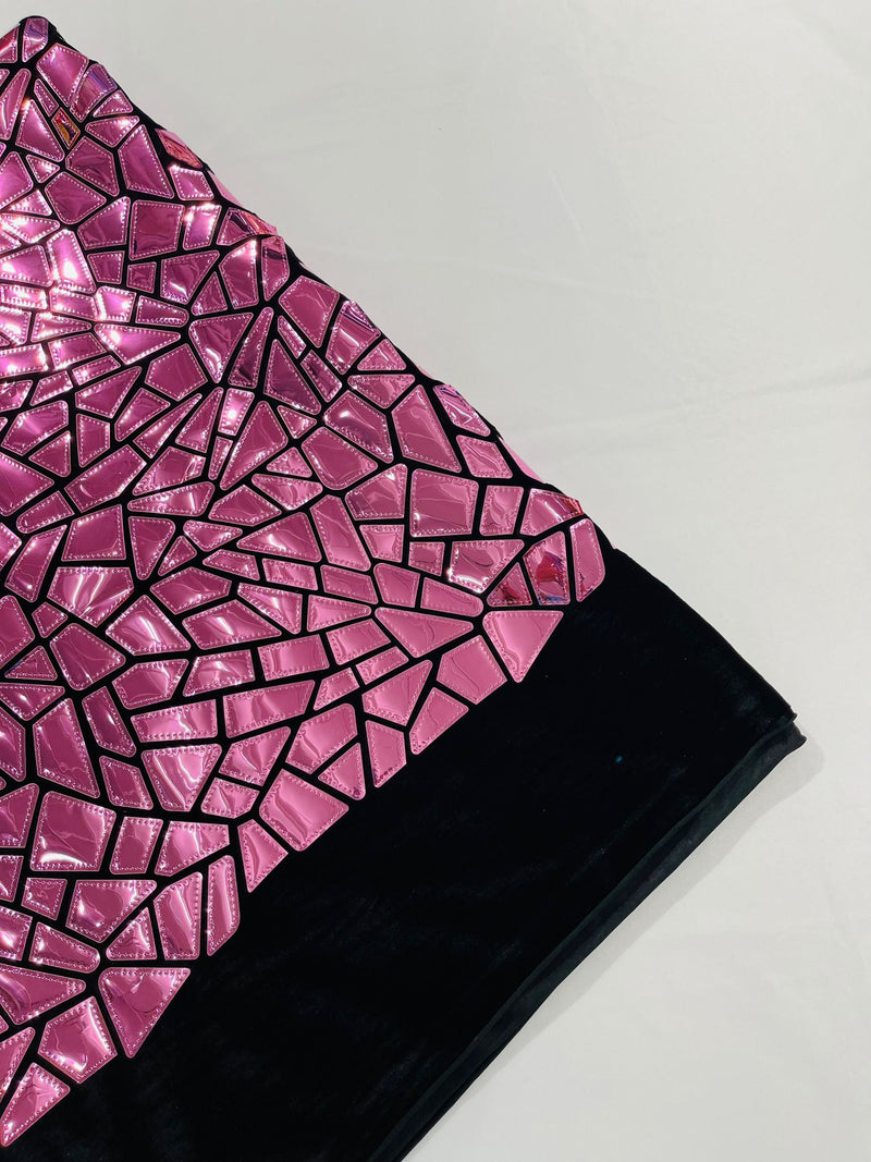 BROKEN GLASS SEQUIN VELVET (By The Yard)