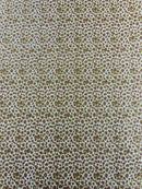 LEOPARD GLITTER CANVAS VINYL (by the yard)