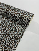 LEOPARD GLITTER CANVAS VINYL (by the yard)