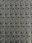 LEOPARD GLITTER CANVAS VINYL (by the yard)