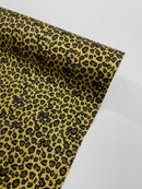 LEOPARD GLITTER CANVAS VINYL (by the yard)