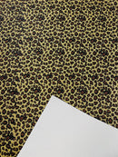 LEOPARD GLITTER CANVAS VINYL (by the yard)