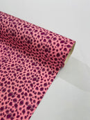 LEOPARD GLITTER CANVAS VINYL (by the yard)