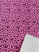 LEOPARD GLITTER CANVAS VINYL (by the yard)