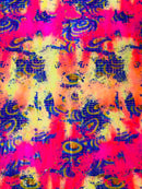 FOIL REPTILE STRETCH SPANDEX FABRIC (by the yard)