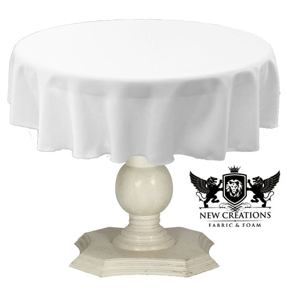 TABLECLOTH DULL BRIDAL SATIN (36" Round)