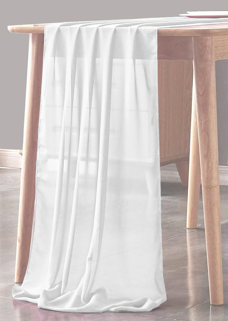 CHIFFON SHEER TABLE RUNNER (14" inches x 120" inches)