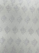 CORDED LACE 3D FLORAL (by the yard)