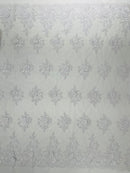 CORDED LACE 3D FLORAL (by the yard)