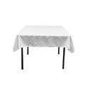 48" Square Polyester Poplin Tablecloth / Overlay/ Party Supply.