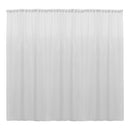 Backdrop Drape Curtain 10 Feet Wide x 9 Feet High, Polyester Poplin SEAMLESS 1 Panel.