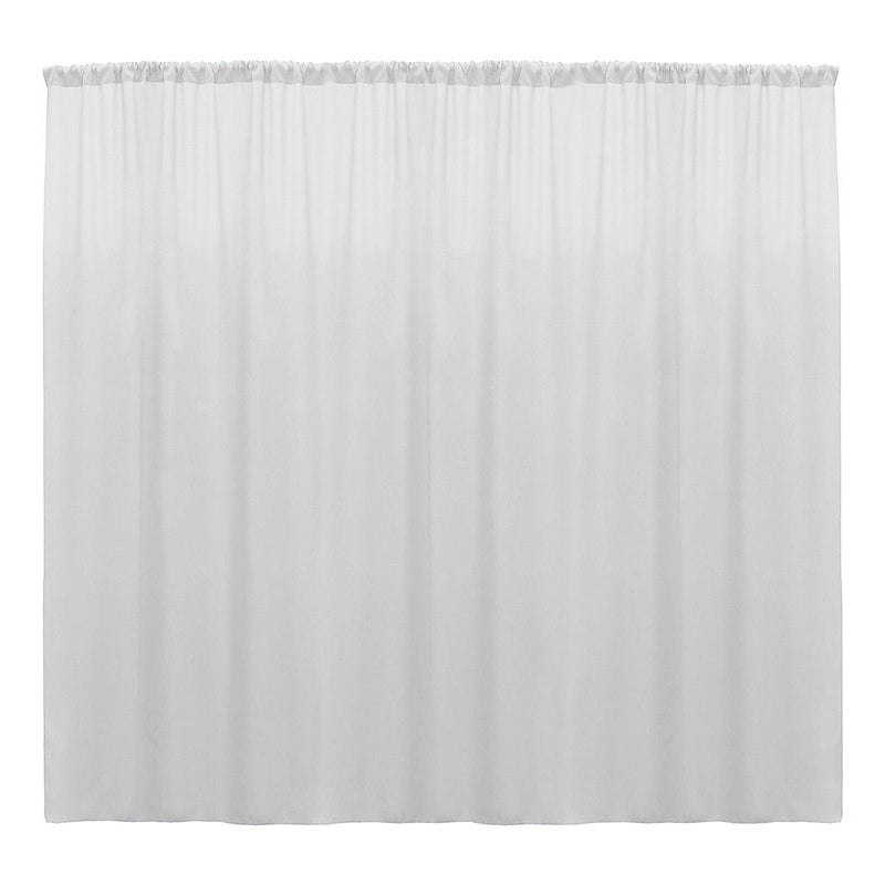 Backdrop Drape Curtain 10 Feet Wide x 9 Feet High, Polyester Poplin SEAMLESS 1 Panel.