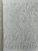 Luxury Festival Beaded Vine Lace Fabric, by The Yard.