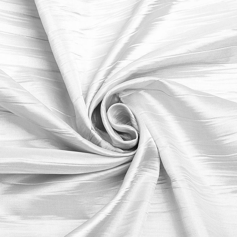 Crushed Taffeta Fabric - 54" Width - Creased Clothing Decorations Crafts - Sold By The Yard Active Restock requests: 0