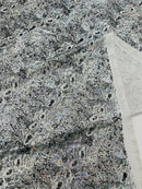 Snake Design Shattered Glass Nylon Spandex Fabric, 4-Way Stretch, by The Yard.