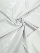 SHINY VINYL SPANDEX  GLOSSY FABRIC (by the yard)
