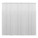 Backdrop Drape Curtain 10 Feet Wide x 10 Feet High, Polyester Poplin SEAMLESS 1 Panel.