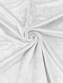 SOLID MINKY SMOOTH FABRIC (by the yard)