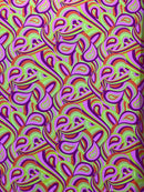 Retro Paisley Spandex, by The Yard.