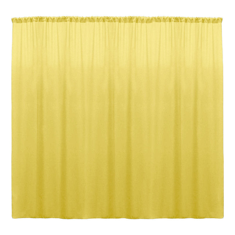 Backdrop Drape Curtain 10 Feet Wide x 20 Feet High, Polyester Poplin SEAMLESS 1 Panel.