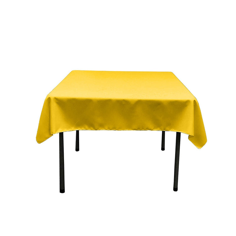 58"x58" SQUARE POLY POPLIN TABLECLOTH