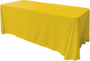 86" X 108" Rectangular Seamless Polyester Poplin Tablecloth, for Party/Wedding Tablecloth