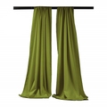 Backdrop Drape Curtain 5 Feet Wide x 8 Feet High, Polyester Poplin SEAMLESS 1 SETS.