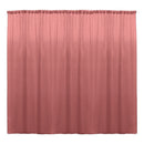 Backdrop Drape Curtain 10 Feet Wide x 10 Feet High, Polyester Poplin SEAMLESS 1 Panel. - New Creations Fabric & Foam Inc