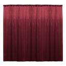 Backdrop Drape Curtain 10 Feet Wide x 10 Feet High, Polyester Poplin SEAMLESS 1 Panel. - New Creations Fabric & Foam Inc