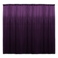 Backdrop Drape Curtain 10 Feet Wide x 10 Feet High, Polyester Poplin SEAMLESS 1 Panel. - New Creations Fabric & Foam Inc