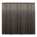 Backdrop Drape Curtain 10 Feet Wide x 15 Feet High, Polyester Poplin SEAMLESS 1 Panel. - New Creations Fabric & Foam Inc