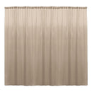 Backdrop Drape Curtain 10 Feet Wide x 6 Feet High, Polyester Poplin SEAMLESS 1 Panel. - New Creations Fabric & Foam Inc