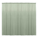 Backdrop Drape Curtain 10 Feet Wide x 6 Feet High, Polyester Poplin SEAMLESS 1 Panel. - New Creations Fabric & Foam Inc