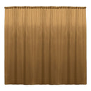 Backdrop Drape Curtain 10 Feet Wide x 9 Feet High, Polyester Poplin SEAMLESS 1 Panel. - New Creations Fabric & Foam Inc